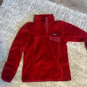 Patagonia women’s red Fleece Pullover